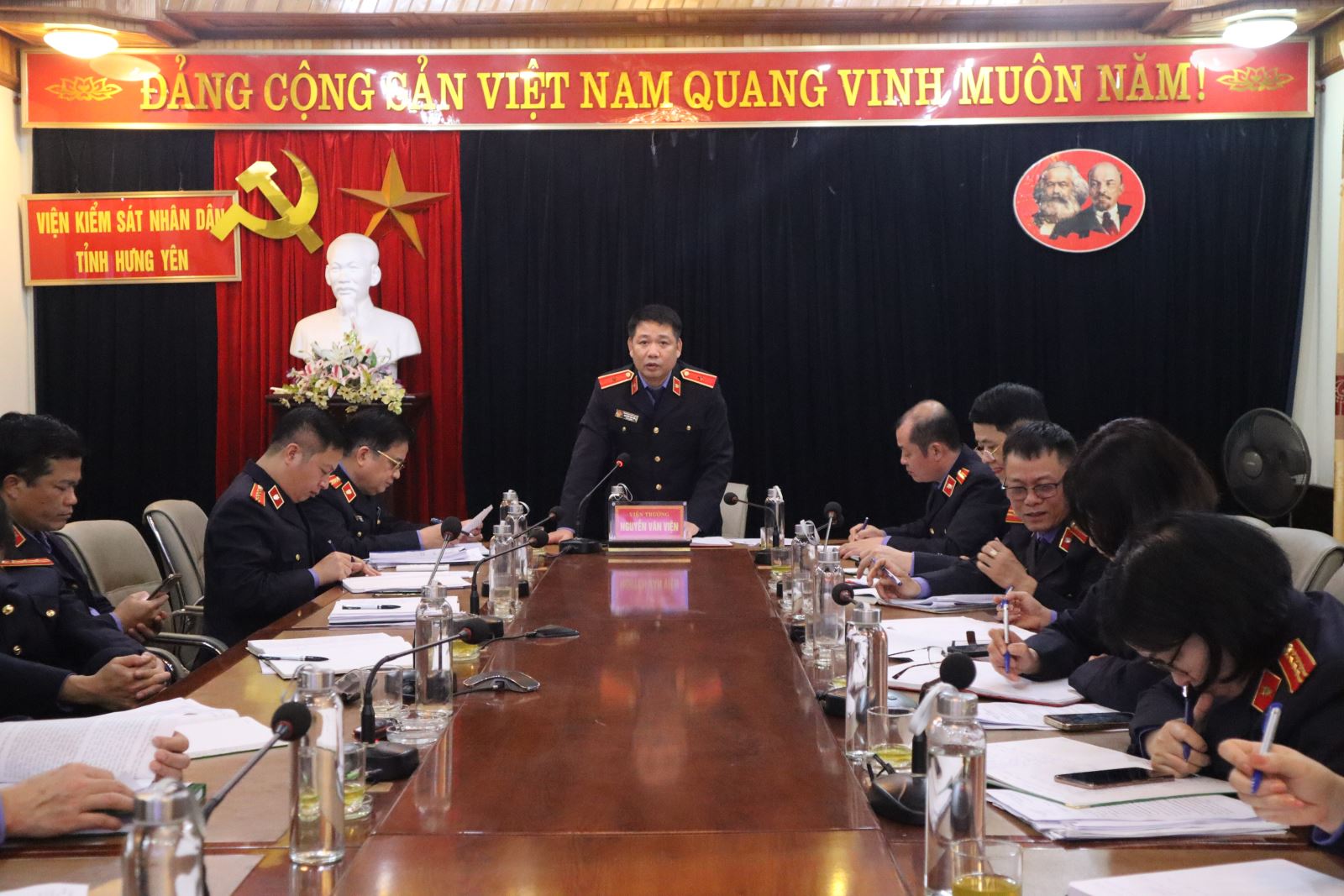 Viện KSND tỉnh tổ chức Hội nghị giao ban trực tuyến triển khai nhiệm vụ sau khi đón Tết Nguyên đán Quý Mão 