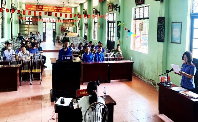 Viện kiểm sát nhân dân và Tòa án nhân dân Yên Mỹ phối hợp tổ chức phiên tòa xét xử lưu động và rút kinh nghiệm các vụ án hình sự