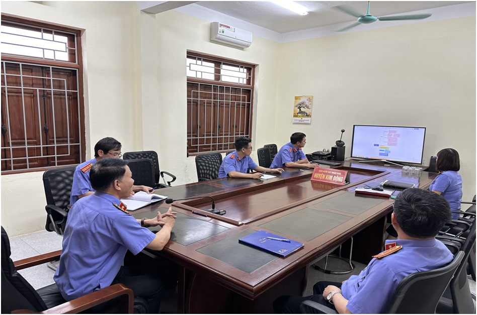 Viện kiểm sát nhân dân huyện Kim Động: Đẩy mạnh việc báo cáo án bằng sơ đồ tư duy trong giải quyết án hình sự