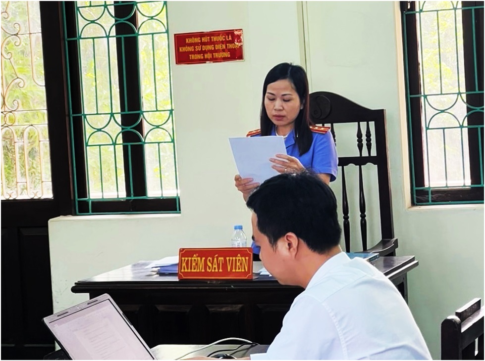 Phòng 7, Viện KSND tỉnh: Tổ chức phiên tòa rút kinh nghiệm vụ án hình sự phúc thẩm về tội “ Cố ý gây thương tích”.