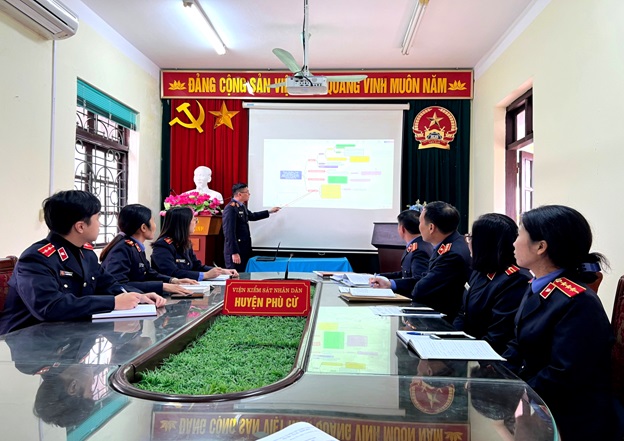 Viện kiểm sát nhân dân huyện Phù Cừ đẩy mạnh thực hiện chuyển đổi số, ứng dụng công nghệ thông tin trong hoạt động của đơn vị