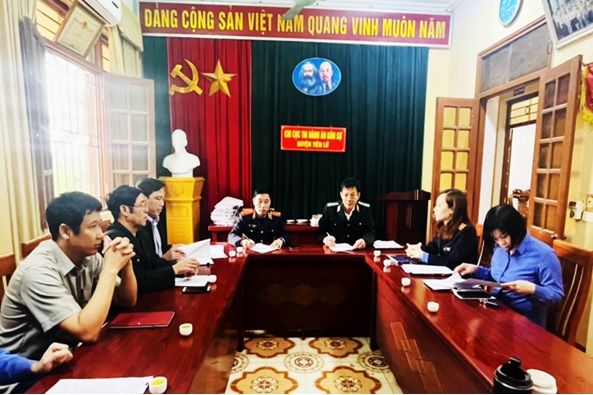 Viện KSND huyện Tiên Lữ và Chi cục THADS huyện Tiên Lữ ký kết Quy chế phối hợp trong công tác thi hành án dân sự