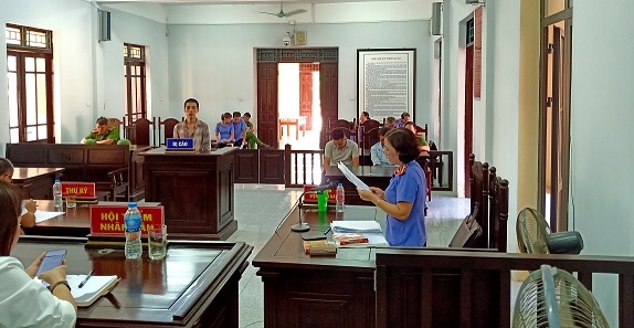 Lãnh đạo Viện KSND huyện Ân Thi tích cực thực hiện công tác thực hành quyền công tố, kiểm sát xét xử tại phiên tòa