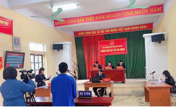 Xét xử lưu động 02 vụ án hình sự về tội phạm ma túy