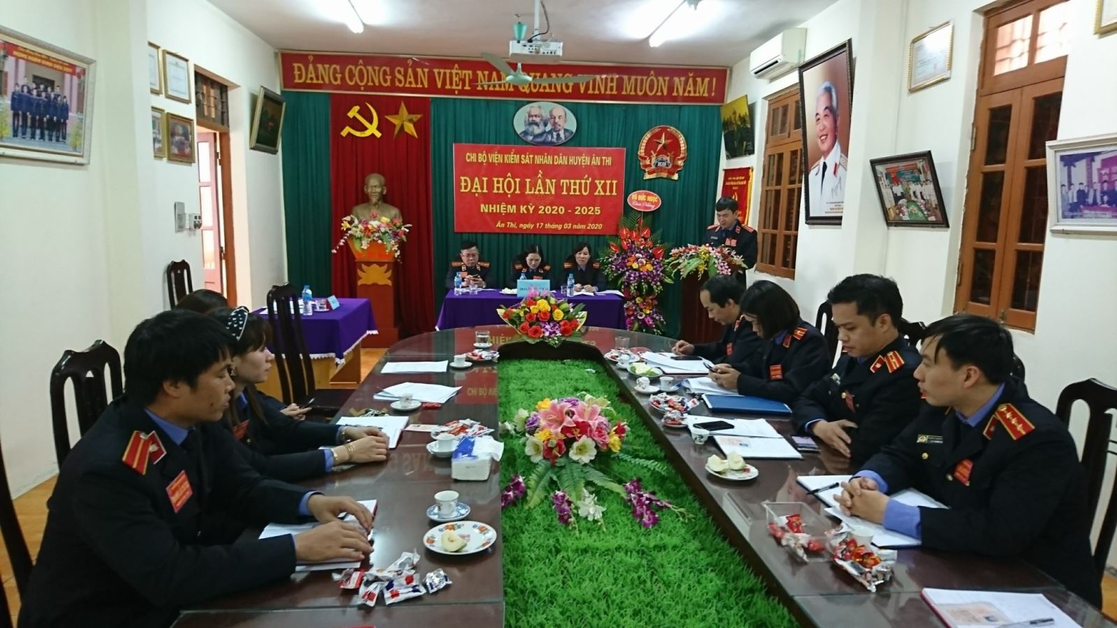 Chi bộ Viện kiểm sát nhân dân huyện Ân Thi tổ chức Đại hội Chi bộ lần thứ XII, nhiệm kỳ 2020-2025