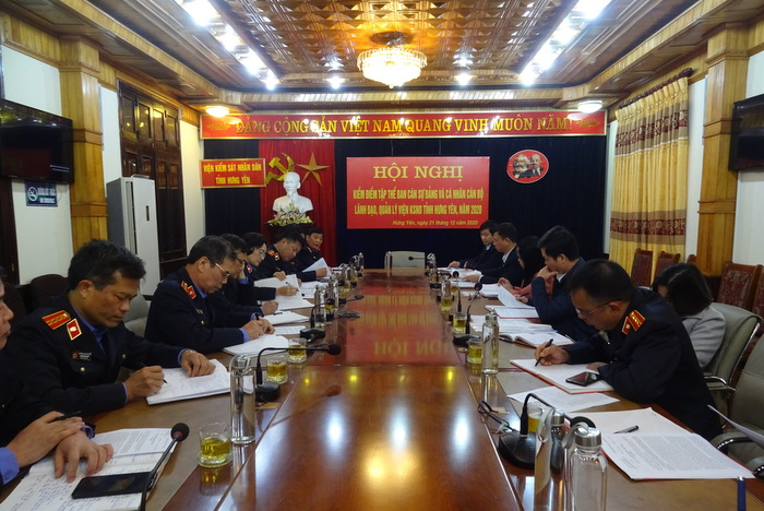 Hội nghị kiểm điểm hoạt động của tập thể Ban cán sự Đảng năm 2020