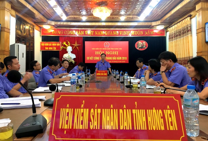 Viện Kiểm sát nhân dân tỉnh Hưng Yên tổ chức Hội nghị sơ kết công tác 06 tháng đầu năm 2019
