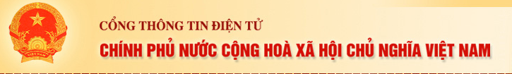 công thông tin điện tử chính phủ